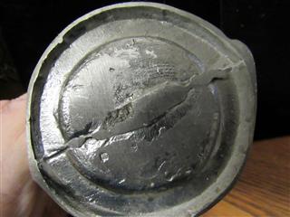 VINTAGE BRASS CAST METAL SERPENT MORTAR WITH PESTLE